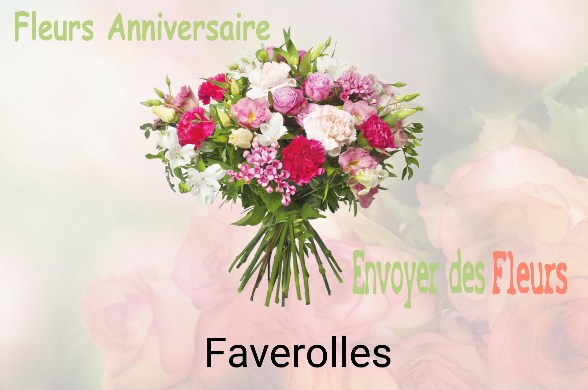 Bouquet de fleurs d’anniversaire livré à Faverolles